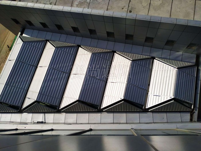 北京終端管制中心采光頂遮陽工程實(shí)景效果
