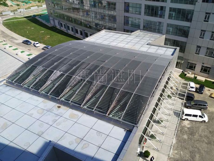 北京終端管制中心采光頂遮陽工程實(shí)景效果
