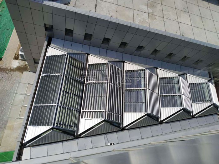 北京終端管制中心采光頂遮陽工程實(shí)景效果